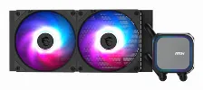 Sistema De Enfriamento Liquido Msi Mag Coreliquid A13 240, 2x120mm, Argb, Negro